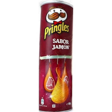 PRINGLES JAMON 165 GR.